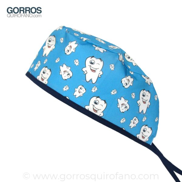 Gorros Quirofano azul muelas