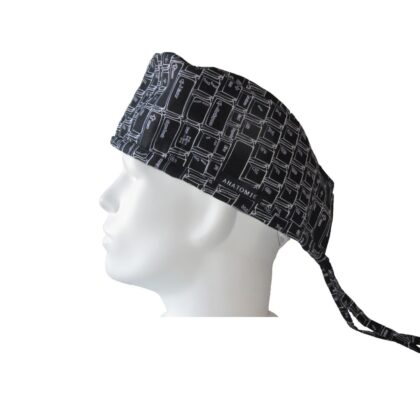 Gorro de Quirófano ANATOMIE teclado negro