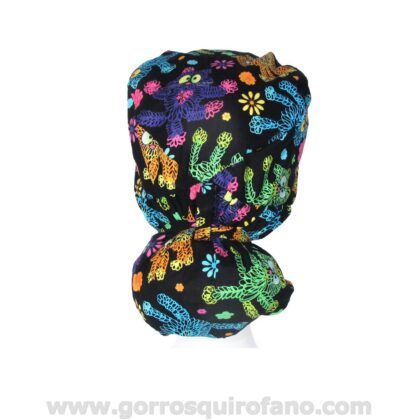 Gorro Quirofano ANATOMIE Gatos Neon ANA1035b