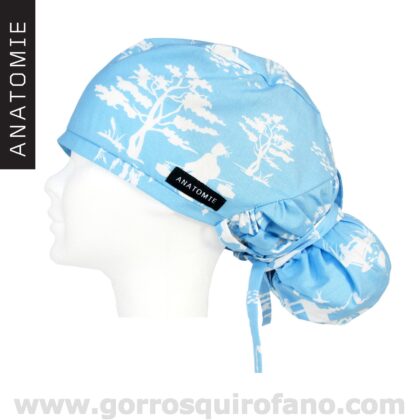 Gorros Enfermeras ANATOMIE Geisha Azul