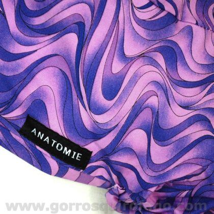 Gorros Quirofano ANATOMIE ANA1054 abstracto morado b