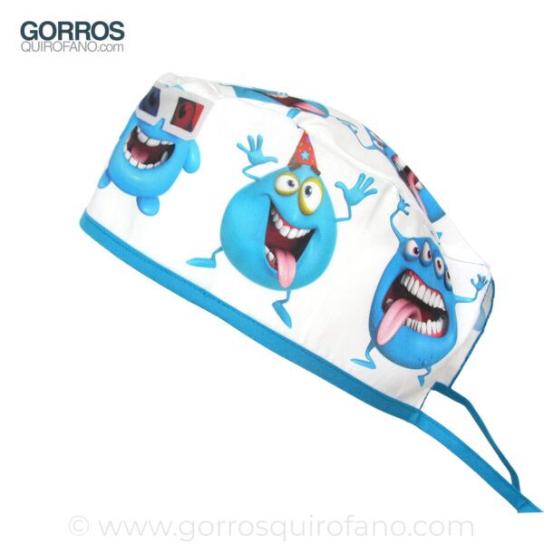 Gorros Medicos Divertidos Muñecos Azules