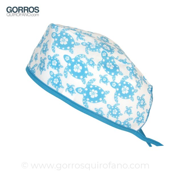 Gorros quirofano tortugas azules 776