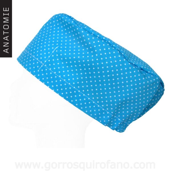 Gorros Quirofano ANATOMIE Azul Lunares - AM1161