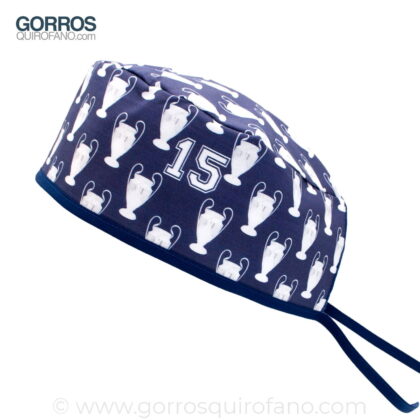 Gorros Quirofano Decimoquinta Madrid Real Futbol Campeones - 5015