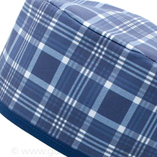 Gorros Quirófano Cuadros Escoceses Azules - 944